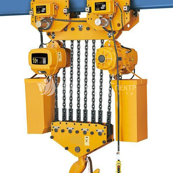 Таль электрическая цепная TOR ТЭЦП (HHBD10-04T) 10,0 т 24 м 380В